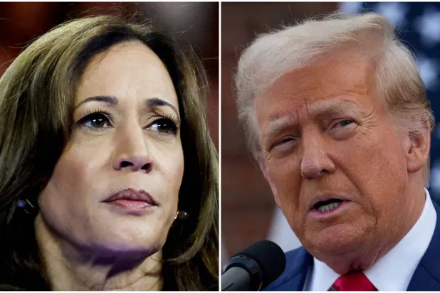 Cumhuriyetçi aday Donald Trump ve Demokrat rakibi Kamala Harris (Reuters)