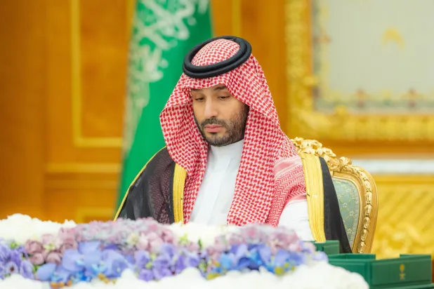 الأمير محمد بن سلمان لدى ترؤسه جلسة مجلس الوزراء في الرياض (واس)