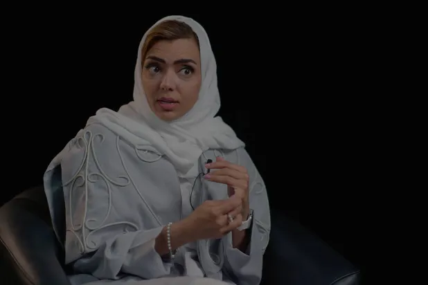 رئيسة لجنة تمكين المرأة في التعدين (تصوير: تركي العقيلي)