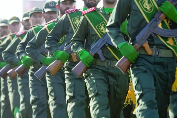 عرض عسكري لـ«الحرس الثوري» الإيراني في طهران (أرشيفية - رويترز)