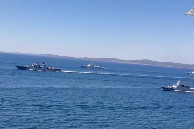 Japon Denizi'nde Rus ve Çin savaş gemileri (Reuters)