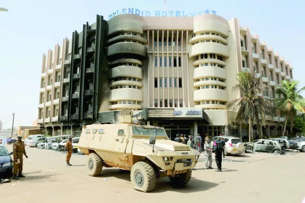 عربات عسكرية في واغادوغو (أرشيفية رويترز)