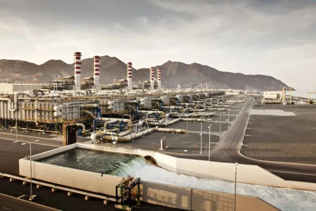 محطة كهرباء تابعة لشركة «طاقة» الإماراتية (الموقع الإلكتروني لشركة «طاقة»)