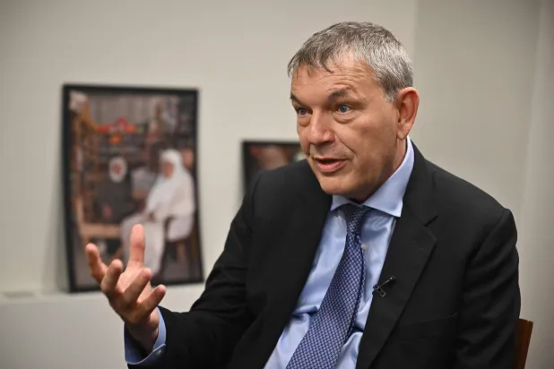 فيليب لازاريني المفوض العام لوكالة الأمم المتحدة لإغاثة وتشغيل اللاجئين الفلسطينيين (ا.ف.ب)