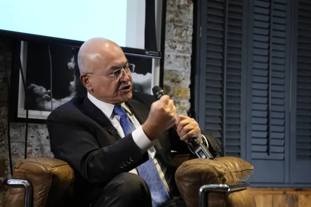 الرئيس العراقي السابق برهم صالح (الشرق الأوسط)