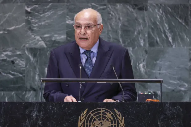 وزير خارجية الجزائر أحمد عطاف (إ.ب.أ)