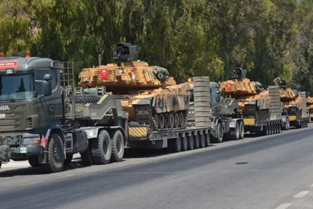 Military reinforcements on the way to the Bab al-Hawa border crossing between Türkiye and Syria (Turkish media)
