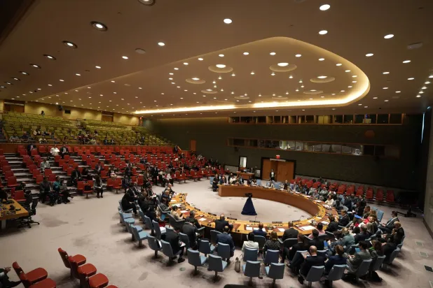 جلسة مجلس الأمن الدولي لمناقشة الوضع في لبنان (إ.ب.أ)