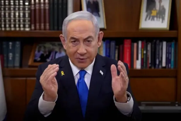 نتنياهو يخاطب الإيرانيين في تسجيل مصور بث على منصة «إكس» اليوم