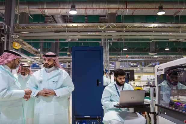 صورة لمقر عمل «الإلكترونيات المتقدمة» في العاصمة الرياض 2024 (حساب «إكس» التابع للشركة)