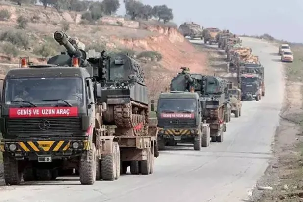 Türkiye, Suriye'nin kuzeybatısındaki yoğun askeri takviyelerini sürdürüyor. (Türk medyası)