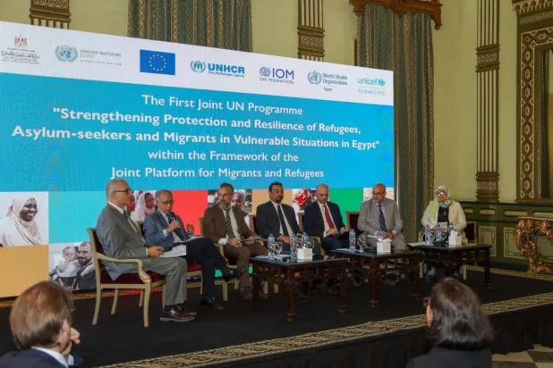 UN-Egyptian meeting to launch the refugee support program (Egyptian Foreign Ministry)