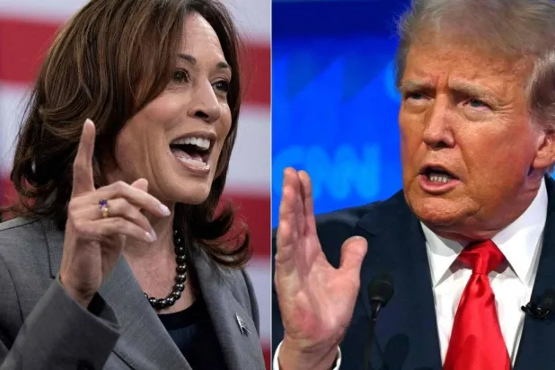 دونالد ترمب وكامالا هاريس (أ.ف.ب)