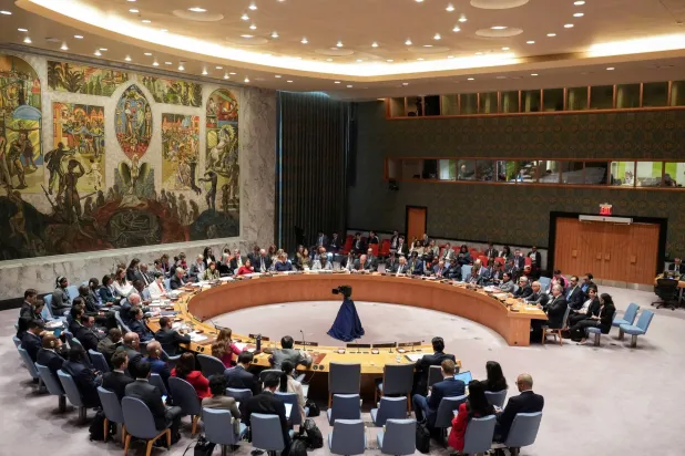 جلسة مجلس الأمن الأربعاء (رويترز) 