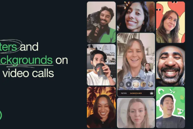 على غرار الميزات المتوفرة عبر منصات مثل «زووم» يقدم «واتساب» خياري «اللمسات الأخيرة» و«الإضاءة المنخفضة» (واتساب)