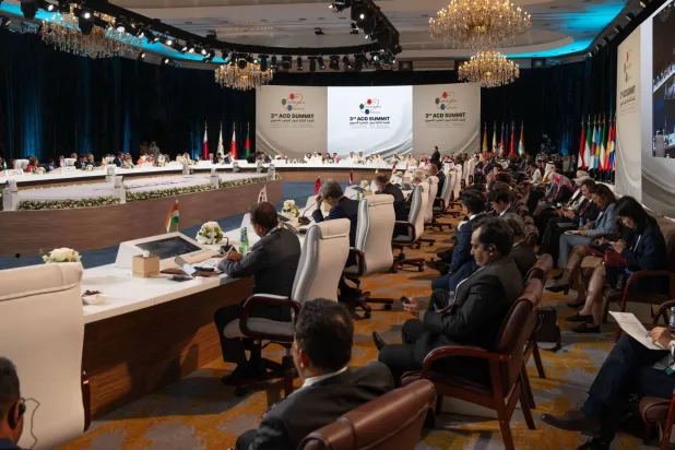 جانب من أعمال قمة حوار التعاون الآسيوي (قنا)