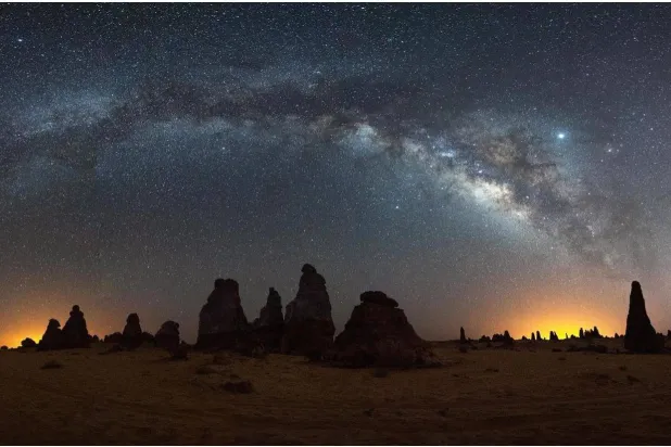 الهيئة الملكية لمحافظة العلا حصلت على اعتماد موقع «منارة العلا» و«محمية الغراميل» كأول مواقع للسماء المظلمة (واس)