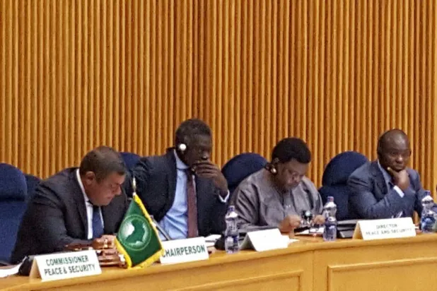 اجتماع سابق لمجلس السلم والأمن بالاتحاد الأفريقي (أرشيفية - الخارجية المصرية)