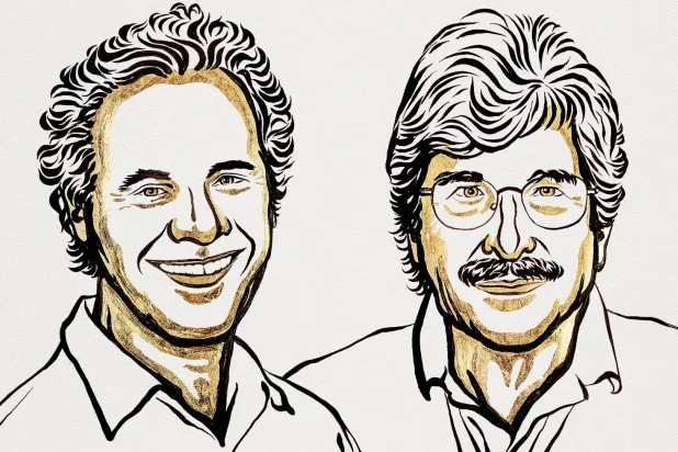 الطبيبان الأميركيان فيكتور أمبروس وغاري رافكن حصلا على «جائزة نوبل في الطب - 2024»... (موقع الجائزة)