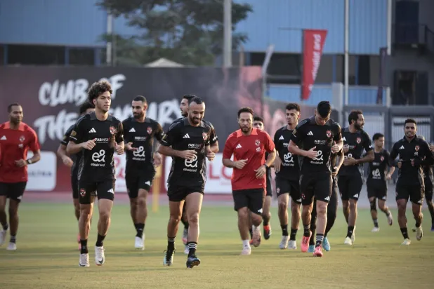 الأهلي يواصل تدريباته (نادي الأهلي المصري)
