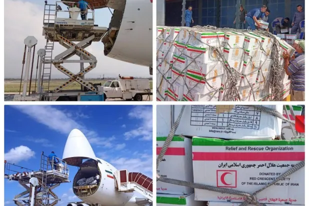 وصول مساعدات إيرانية إلى مطار اللاذقية (سانا)