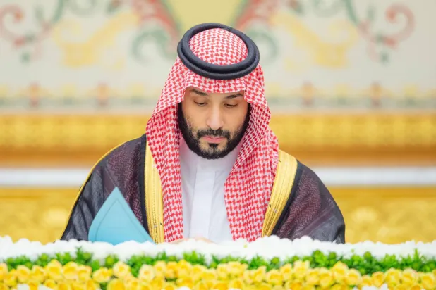 الأمير محمد بن سلمان لدى ترؤسه جلسة مجلس الوزراء التي عقدت في الرياض الثلاثاء (واس)