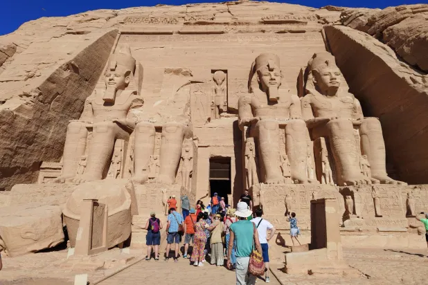 معبد أبو سمبل جنوب مصر (الشرق الأوسط)