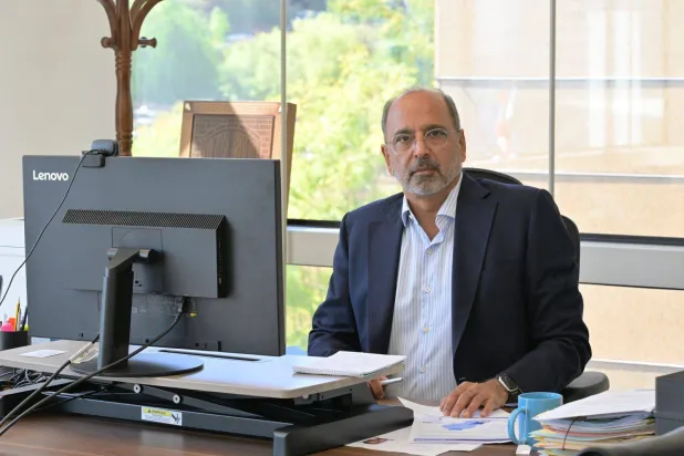 Imran Riza, the UN’s Deputy Special Coordinator, Resident and Humanitarian Coordinator for Lebanon (Asharq Al-Awsat)