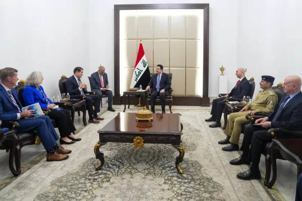رئيس الحكومة العراقية محمد شياع السوداني يلتقي وفداً أميركياً في بغداد الخميس (إعلام حكومي)