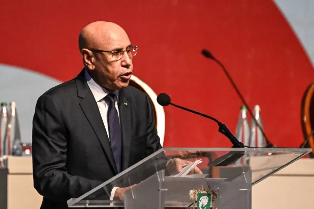 الرئيس الموريتاني محمد ولد الشيخ الغزواني (أ.ف.ب)