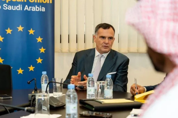 Christophe Farnaud, the European Union’s ambassador to Saudi Arabia, Bahrain, and Oman (Asharq Al-Awsat)