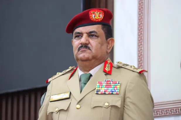 Yemeni Defense Minister Lt. Gen. Mohsen al-Daeri (Asharq Al-Awsat)
