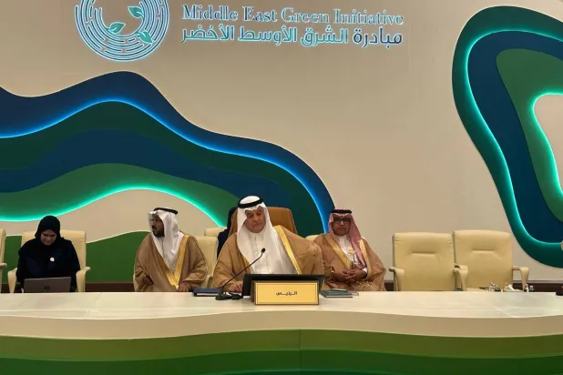 المهندس عبد الرحمن الفضلي وزير البيئة والمياه والزراعة السعودي رئيس الدورة الأولى للمجلس الوزاري لمبادرة الشرق الأوسط (الشرق الأوسط)