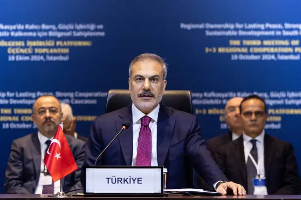 وزير الخارجية التركي هاكان فيدان (أ.ف.ب)