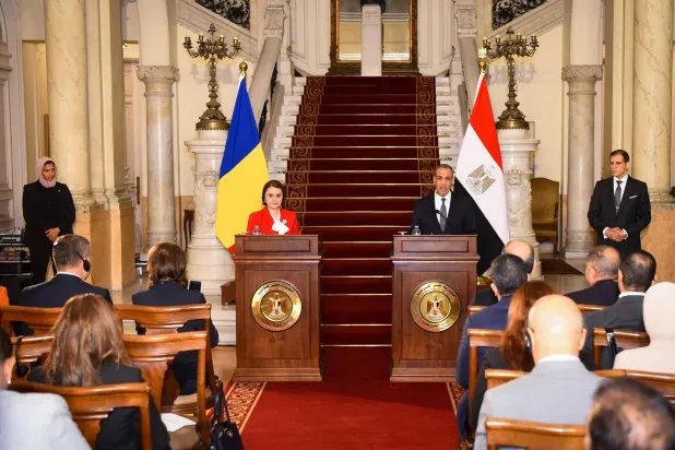 محادثات بين مصر ورومانيا في القاهرة تناولت أزمة مفاوضات «سد النهضة» (الخارجية المصرية)