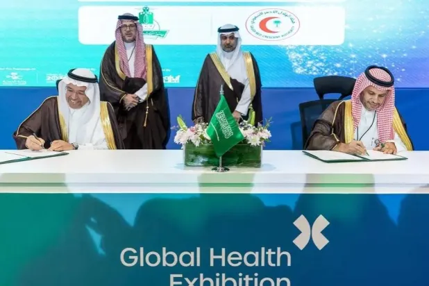 خلال توقيع مذكرة التفاهم في «ملتقى الصحة العالمي 2024» (واس)