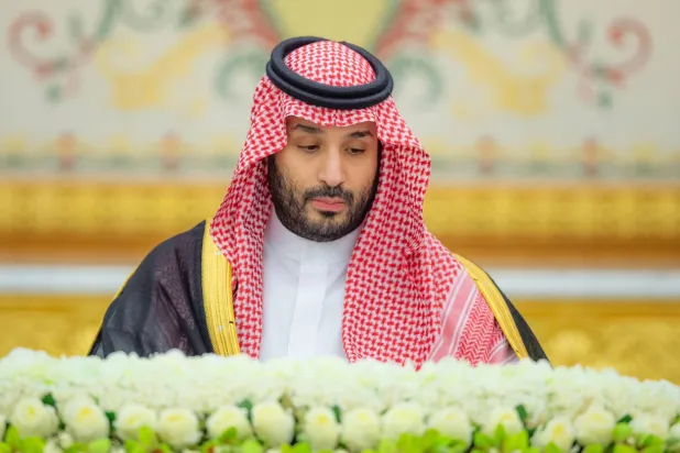 الأمير محمد بن سلمان ولي العهد السعودي لدى ترؤسه جلسة مجلس الوزراء التي عُقدت في الرياض الثلاثاء (واس)