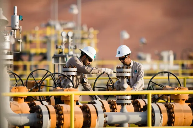 حقل نفطي تابع لشركة «أرامكو السعودية» (موقع الشركة)