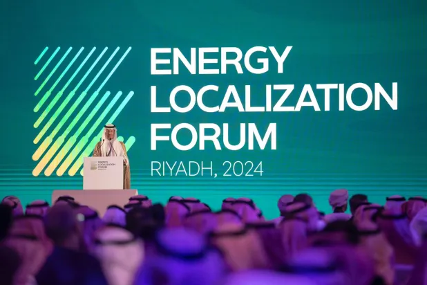 وزير الطاقة السعودي الأمير عبدالعزيز بن سلمان في افتتاح «ملتقى توطين قطاع الطاقة 2024» (حساب الوزارة)