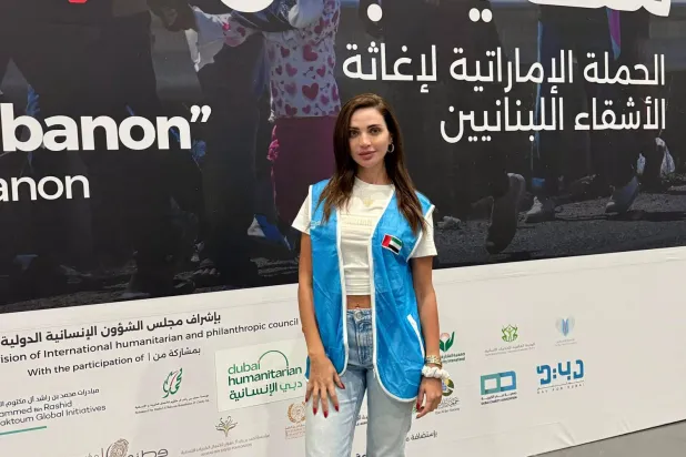 داليدا خليل تُساند لبنان من دبي (حسابها الشخصي)