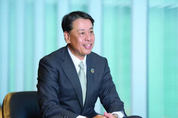 Nissan Motors President and CEO Makoto Uchida. (Asharq Al-Awsat)