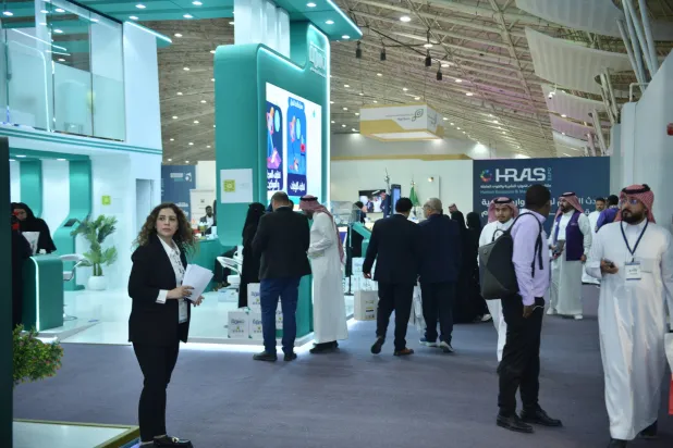 جانب من ملتقى ومعرض الموارد البشرية والقوى العاملة في الرياض (الشرق الأوسط)