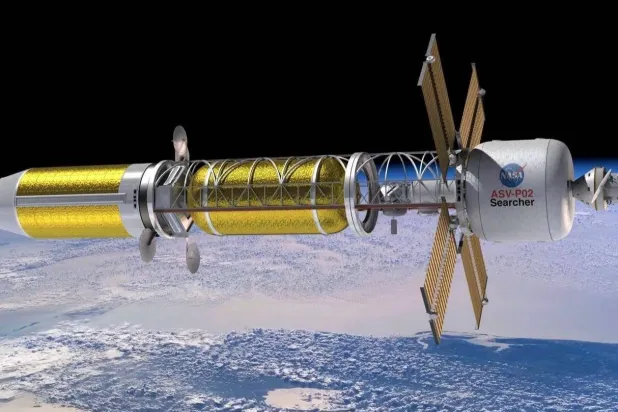 رسم تصويري لصواريخ الدفع الحراري النووي