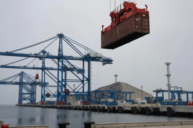 Çin, Peru'da finanse ettiği mega limanla Güney Amerika'daki nüfuzunu artırmayı hedefliyor (AFP)