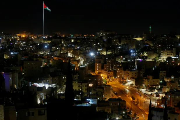 أجواء الأردن شهدت على مدى الشهرين الماضيين تبادلاً للقصف بين إيران وفصائل عراقية من جهة وإسرائيل من جهة أخرى (رويترز)