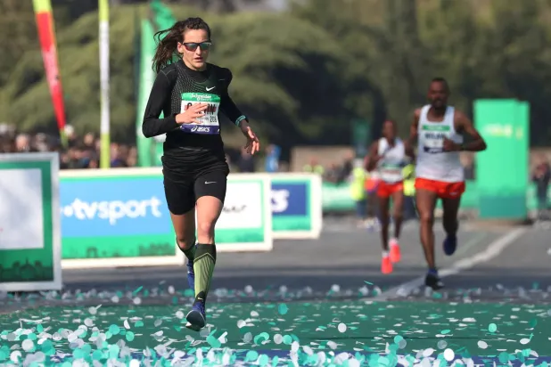 يتأهب عدد كبير من رياضيي أولمبياد باريس 2024 للمشاركة في ماراثون نيويورك (أ.ف.ب)