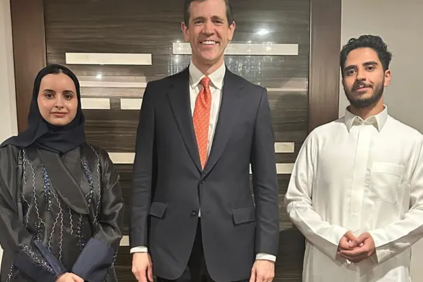 الطالبان الفائزان بمنحة «رودس تراست» الدراسية (الشرق الأوسط)