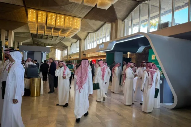 The Road Safety and Sustainability Conference is held under the theme “Innovating for Tomorrow”. (Asharq Al-Awsat)