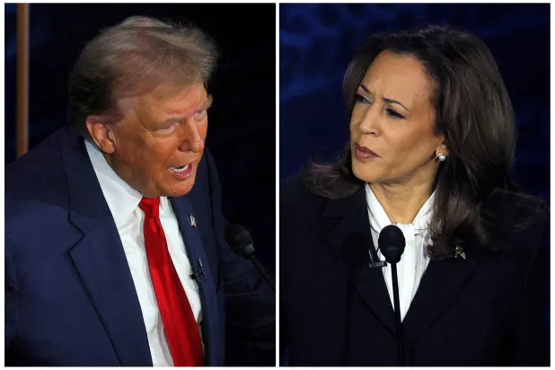 صورة مركبة لترمب وهاريس (أرشيفية - رويترز)