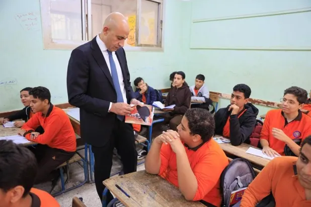 وزير التربية والتعليم يتابع انتظام العملية التعليمية بمدارس محافظة القليوبية (وزارة التربية والتعليم) 